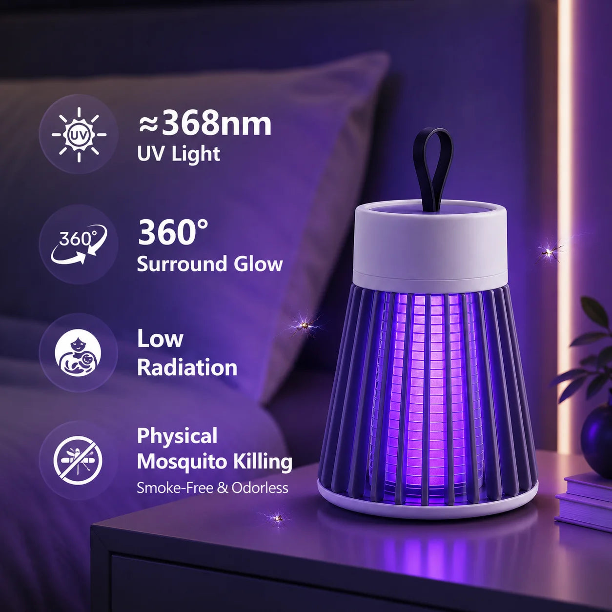 SparkNest™  Quiet Mosquito Killer Lamp