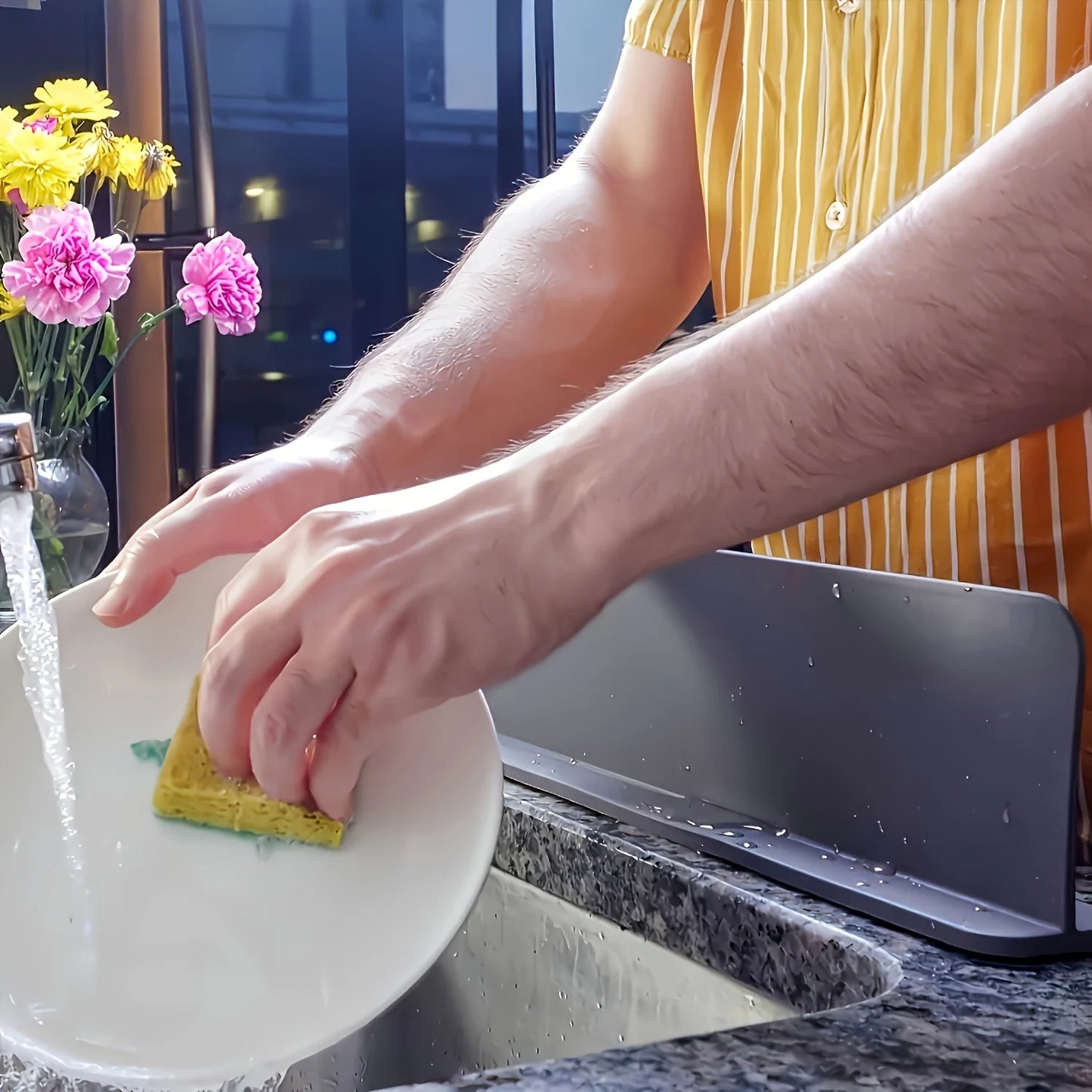 SparkNest™  Silicone Sink Splash Guard