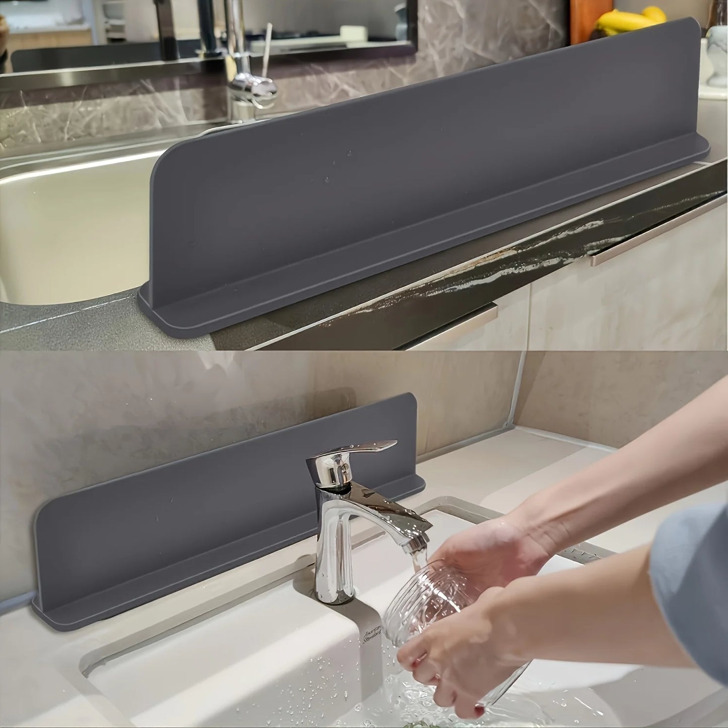 SparkNest™  Silicone Sink Splash Guard